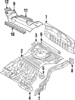 MB907908 - Body: Rear Panel for Mitsubishi: 3000GT Image