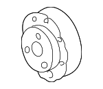 6B119145 - Cooling System: Pulley for Volkswagen: Passat Image