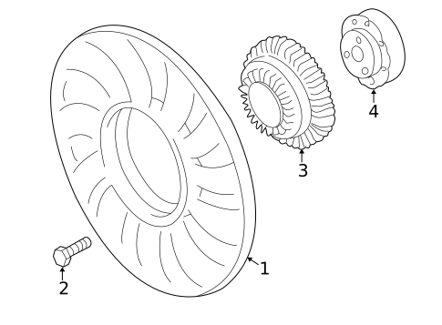 Cooling Fan for 2005 Volkswagen Passat #1