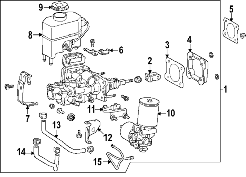 Master Cylinder - Components On Dash Panel for 2025 Lexus LS500h #0