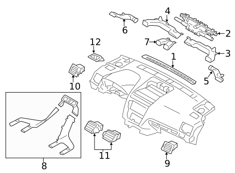 Ducts for 2018 Subaru WRX #0