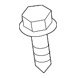 90101TBJA01 - Body: Spoiler Assembly Bolt for Honda: Civic Image