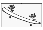 71700TBJA01ZF - : 2017-2019 Honda Civic - Spoiler Assembly Trunk *GY30P* (Energy Green Pearl) for Honda: Civic Image