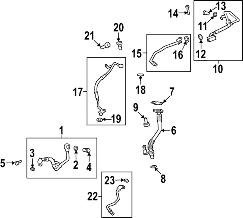 Hoses & Pipes for 2022 Land Rover Range Rover #0
