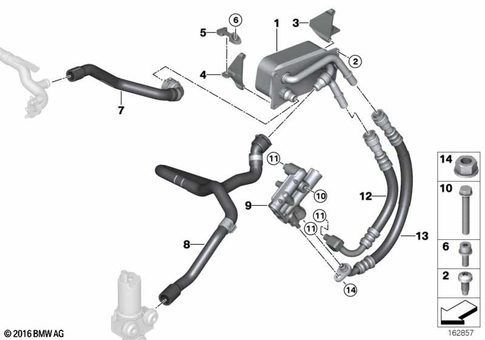 Oil Cooler / Circuits for 2008 BMW M3 #0