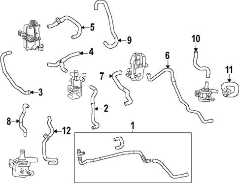Hoses & Lines for 2024 Lexus RZ450e #0