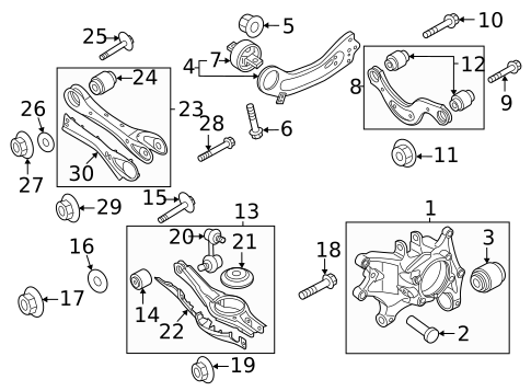 Rear Suspension for 2025 Kia K5 #7