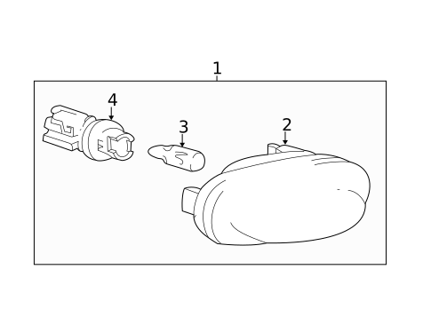Side Repeater Lamps for 2004 Hyundai XG350 #0