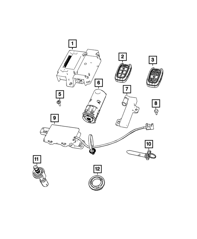 68592117AA - Electrical: Hub Receiver for Mopar Image image