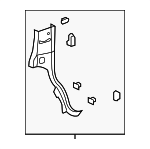 22871305 - Body: Lock Pillar Trim for Chevrolet: Tahoe | GMC: Yukon Image