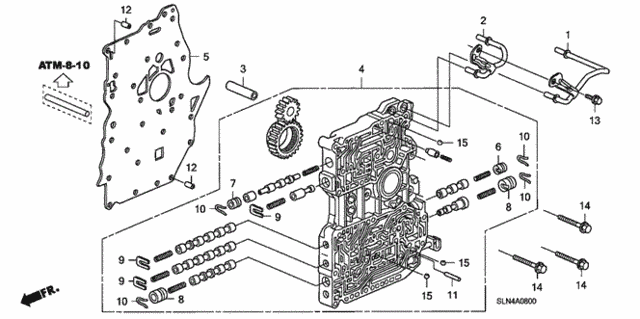 AT Main Valve Body for 2008 Honda Fit #0