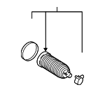 32105A48471 - Steering: Boot Kit for BMW Image