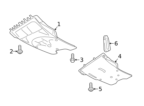 Splash Shields for 2019 Volkswagen Atlas #0