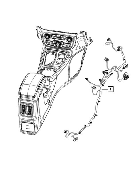 Wiring, Instrument Panel for 2026 Jeep Compass #1