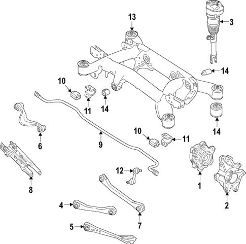 Rear Suspension for 2024 BMW 530i #1
