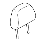 8640157LA0W3E - Body: Headrest for Suzuki Image