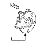 44200TGHA11 - Suspension: Front Hub &amp; Bearing for Honda: Civic Image