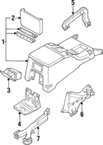 8978050691 - : Ashtray for Isuzu Image