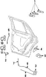F5AZ5421819A - Body: Handle, Inside for Ford: Crown Victoria | Mercury: Grand Marquis Image