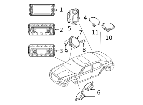 Sound System for 2007 Chrysler 300 #1