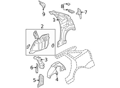 Inner Structure for 2004 Ford Focus #0
