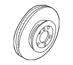701615301D - Brakes: Rotor for Volkswagen: EuroVan Image