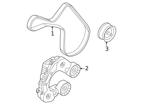 Belts & Pulleys for 2023 Kia Sportage #0