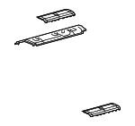 6433006C40C1 - Body: Pkg Tray Trim for Lexus: ES250, ES300h, ES350 Image