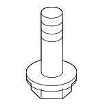 90119A0273 - Exhaust: Rear Insulator Bolt for Toyota: Avalon, Camry, Crown, Crown Signia, Grand Highlander, Highlander, RAV4, RAV4 Prime, Sienna, Venza Image