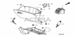 90140SDAA00 - Interior/Bumper: BOLT-WASHER (5X19) for Acura Image