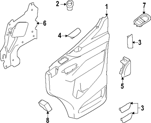Front Door for 2024 Ford E-Transit #1