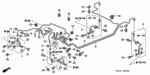 46340S2AA51 - Chassis: PIPE D, BRAKE for Honda Image