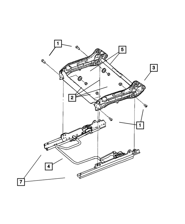 5135282AA - Interior Trim: Front Seat Cushion Frame for Mopar Image
