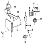 1362149 - HVAC: Condenser for Volvo: 740, 745, 760, 780 Image