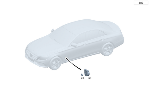 Anti-Theft Alarm System for 1991 Mercedes-Benz 350 SD #0