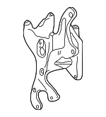 12556554 - Electrical: Alternator Bracket for Chevrolet: C1500, C2500, C3500, Express 2500, Express 3500, K1500 Pickup, K2500 Pickup, K3500 Pickup, P30, Suburban C1500, Suburban C2500, Suburban K1500, Suburban K2500, Tahoe | GMC: C1500 Pickup, C2500 Pickup, C3500 Pickup, K1500 Pickup, K2500 Pickup, K3500 Pickup, Savana 2500, Savana 3500, Suburban C1500, Suburban C2500, Suburban K1500, Suburban K2500, Yukon Image