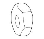 1911324 - Electrical: Pulley Nut for Chevrolet: C1500, C2500, C3500, K1500 Pickup, K2500 Pickup, K3500 Pickup | GMC: C1500 Pickup, C2500 Pickup, C3500 Pickup, K1500 Pickup, K2500 Pickup, K3500 Pickup Image