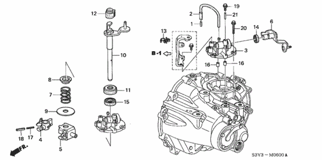 Shift Rod - Shift Holder for 2002 Honda Insight #0