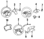 21060242 - Steering: Steering Wheel for GM Image