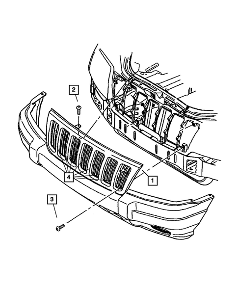 Grilles for 2001 Jeep Grand Cherokee #0