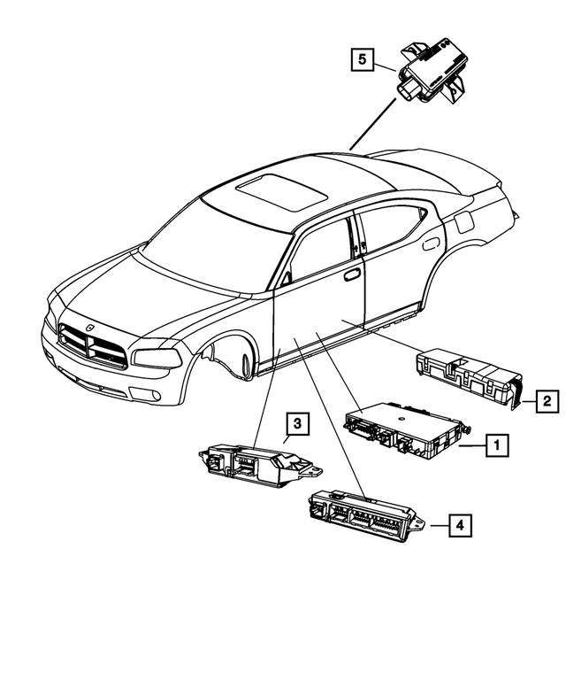 56038720AP - Electrical: Door Module for Mopar Image