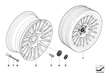 36116775598 - : Light Alloy Rim 36907111 for BMW Image