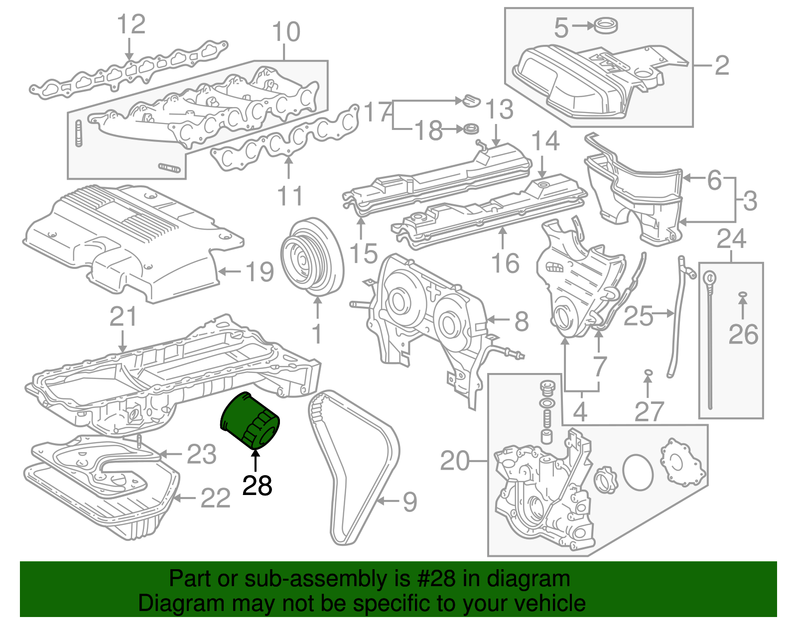 90915-YZZD1 - Oil Filter 1990-2008 Lexus | Longo Lexus Parts