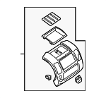 68259ZL00C - Body: Upper Trim Panel for Nissan: Frontier, Xterra Image