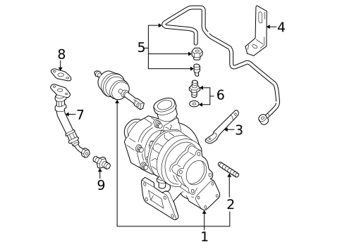 Turbocharger for 2004 Volkswagen Passat #0