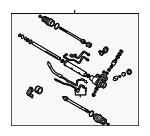 K2N132110B - Steering: Steering Gear for Kia: Sephia, Spectra Image