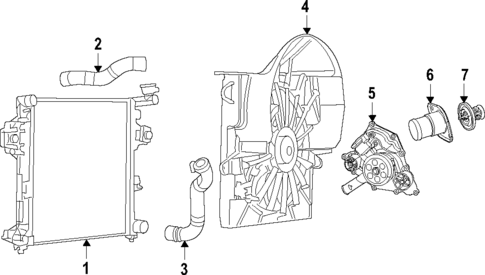 Cooling System for 2012 Ram 1500 #0