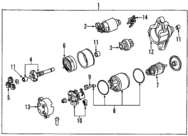 2811370020 - : Starter Solenoid for Toyota Image