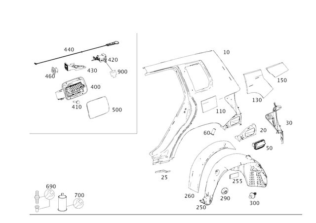 2048892195 - Side Walls: Intermediate Layer for Mercedes-Benz Image image