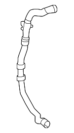 2325014501 - Cooling System: Lower Hose for Mercedes-Benz Image